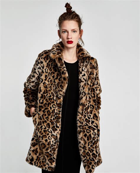 long leopard print coat|zara leopard coat.